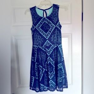 Blue Lace Minidress